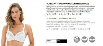 ART. 231 COPPA C- reggiseno donna linea belseno 231 coppa c - Fratelli Parenti